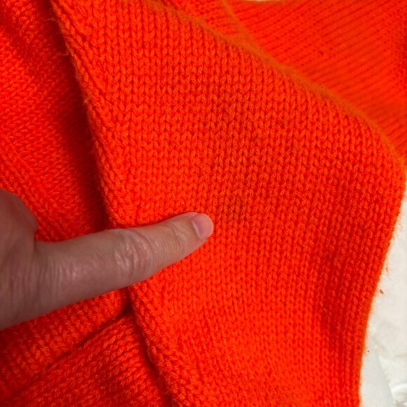 Vintage Peru Knit Kids Sweater Jacket Hoodie Zip Front 1980s - Picture 12 of 14